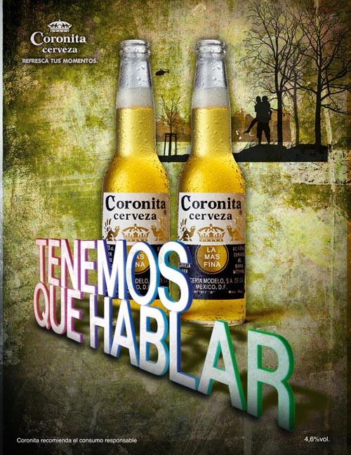 广告海报-Coronita啤酒精美广告设计欣赏
