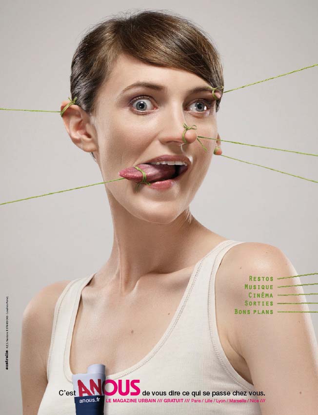 广告海报-创意杂志A Nous广告设计欣赏
