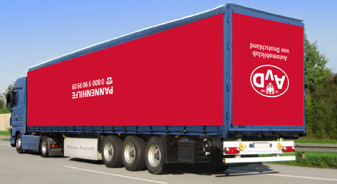 广告海报-大卡车创意广告海报欣赏