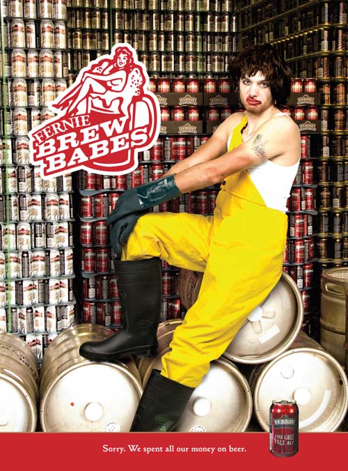 广告海报-Fernie Brewery啤酒厂创意海报赏析