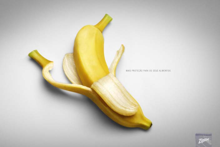 广告海报-创意Ziploc保鲜袋广告设计欣赏