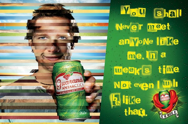 广告海报-巴西Guarana Antarctica经典啤酒广告欣赏