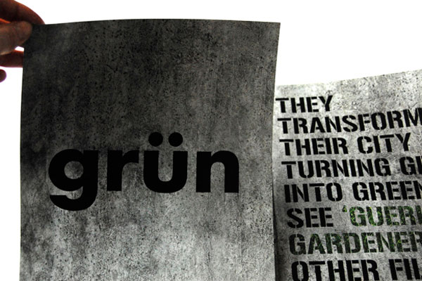 ADIDAS‘GRÜN’ 字体设计作品