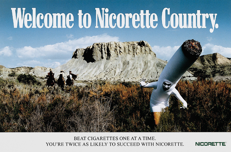 广告海报-Nicorette 戒烟口香糖宣传广告