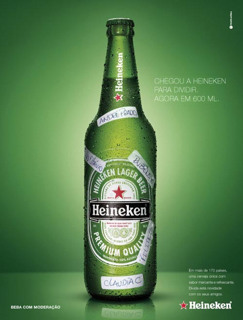 广告海报-喜力啤酒精品创意海报欣赏