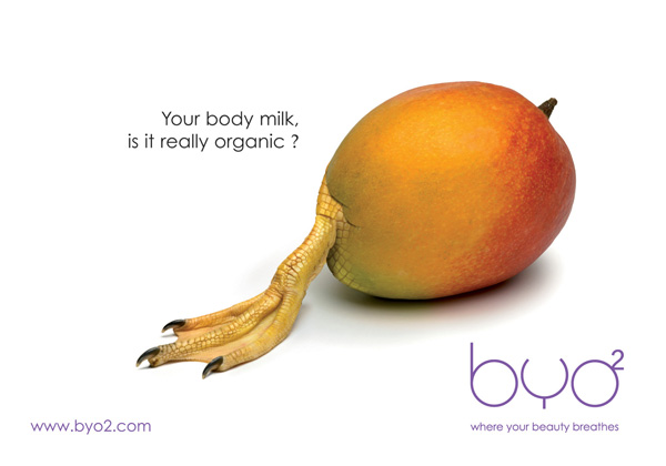 广告海报-创意BYO2动物蔬果合成广告欣赏