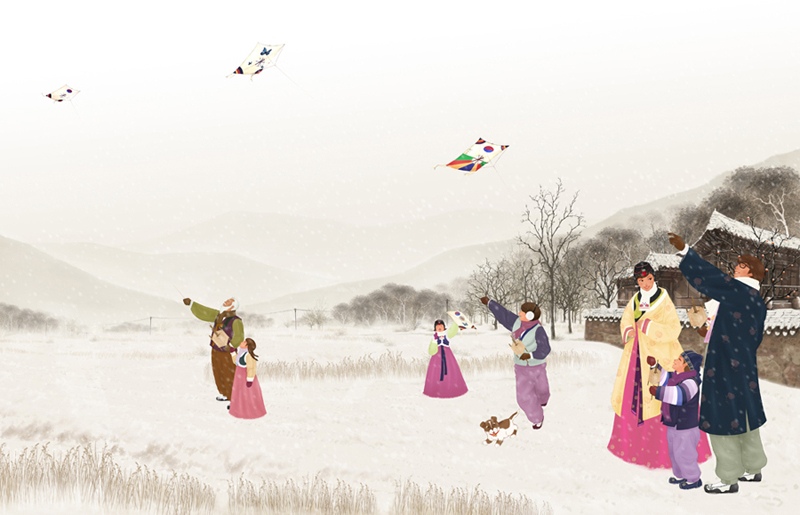 插画欣赏-来自韩国junillust设计的人物插画作品欣赏
