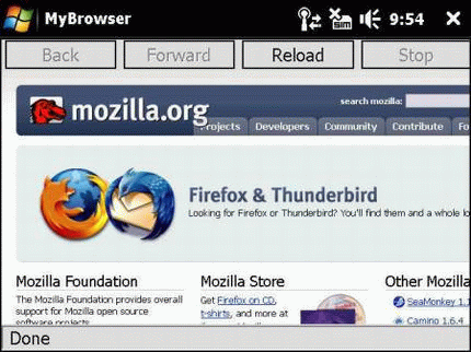 Firefox手机浏览器界面预览 
