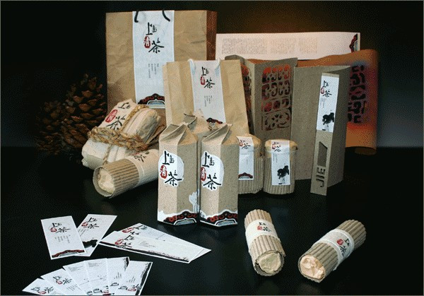上岛清茶包装设计