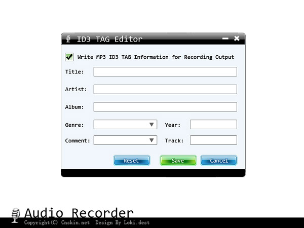 UI设计-Audio Recorder软件最新界面设计
