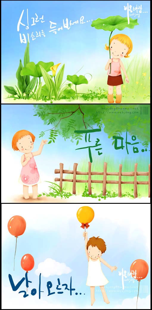 插画欣赏-韩国儿童插画作品欣赏