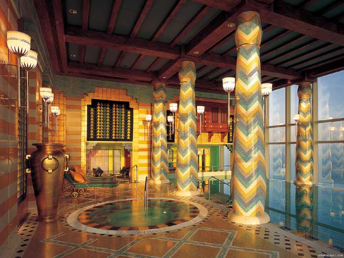 园林建筑-世界上最豪华的酒店-阿联酋迪拜