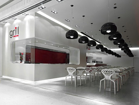 室内设计-Grill X概念餐厅设计欣赏