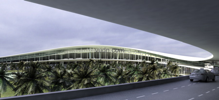 园林建筑-沙特阿拉伯吉达国际机场设计欣赏