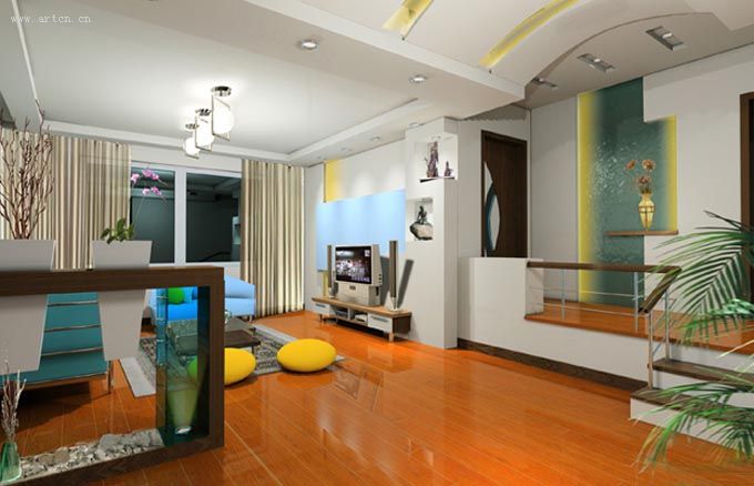 室内设计-100多款现代时尚客厅效果图设计欣赏