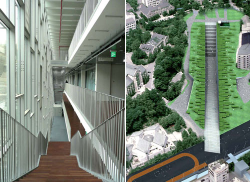 园林建筑-韩国首尔-梨花女子大学校园建筑设计欣赏