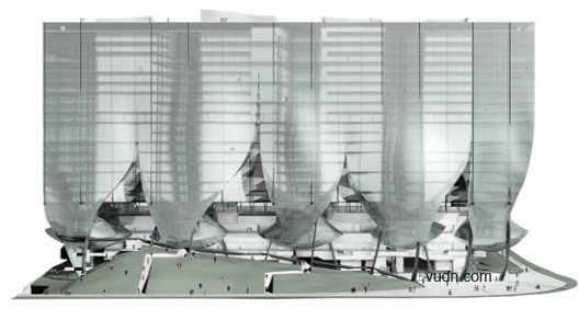 园林建筑-阿拉木图共和国广场效果图设计欣赏