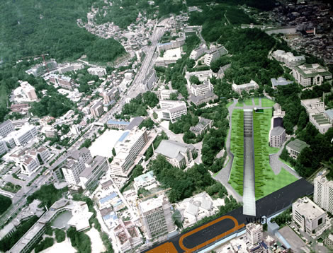 园林建筑-韩国首尔-梨花女子大学校园建筑设计欣赏