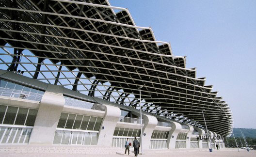 园林建筑-中国台湾高雄太阳能体育场