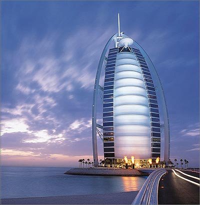 迪拜标志性七星级酒店帆船酒店