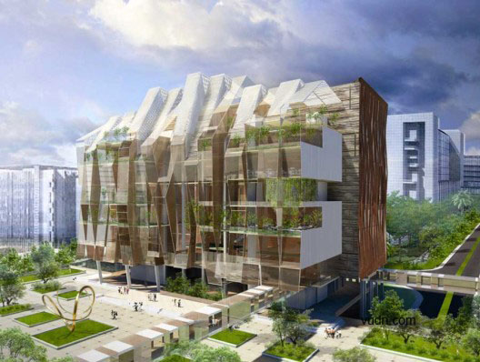 园林建筑-新加坡医院建筑欣赏