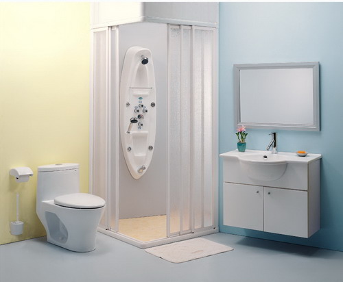 室内设计-卫生间设计：七彩卫浴间装饰欣赏