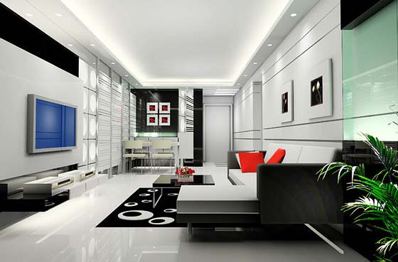 室内设计-现代流行风格室内设计欣赏