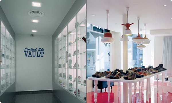 室内设计-极具特色的鞋店室内设计欣赏