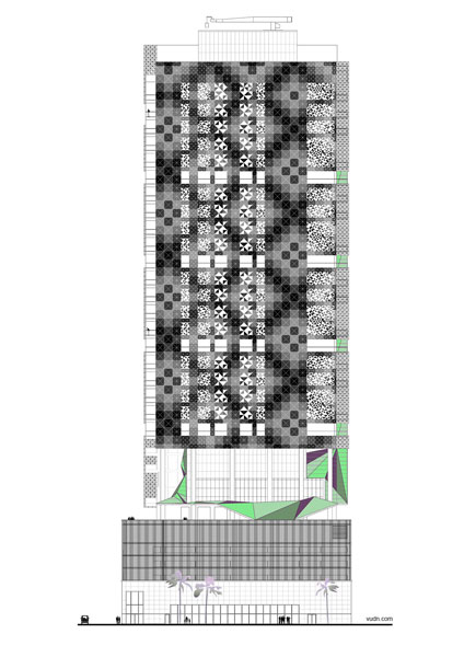 园林建筑-迪拜折纸摩天大厦建筑设计欣赏