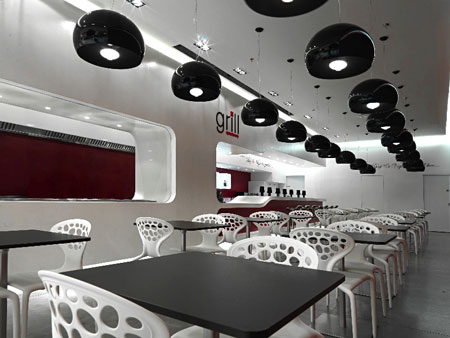 室内设计-Grill X概念餐厅设计欣赏