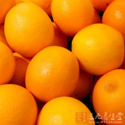 一个橙子，维生素C含量高