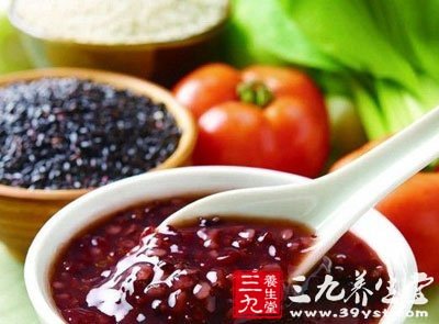 红豆紫米粥