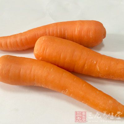 胡萝卜中的β-胡萝卜素能有效预防花粉过敏症