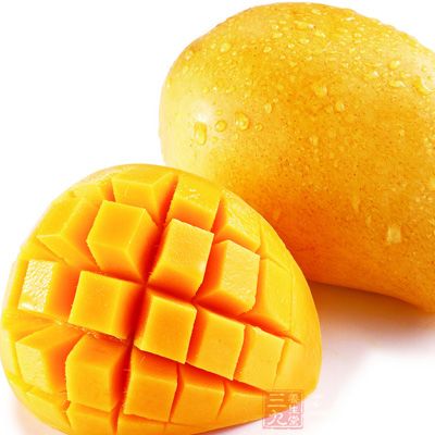 芒果中的芒果酮酸成分可修复头发