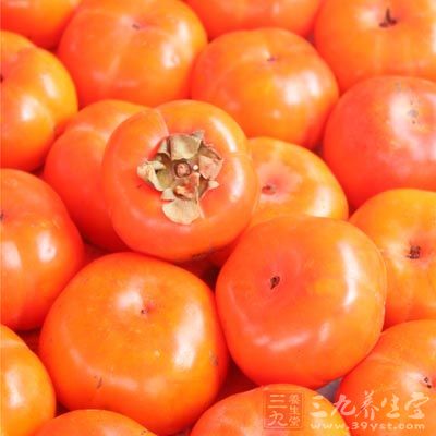 柿子是富含果糖和维生素的水果