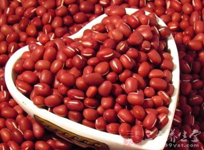 红豆含有丰富的钾元素