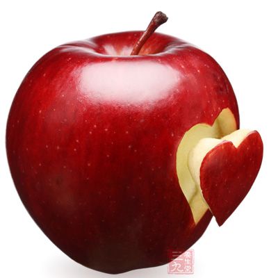 苹果：含有丰富的果胶，可以促进肠道的排泄