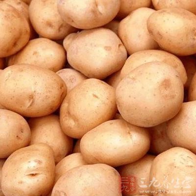 马铃薯性味甘平，具有益气健脾，消炎解毒的功能