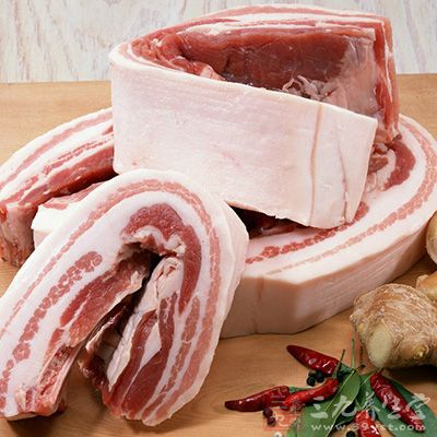 猪肉含有丰富的优质蛋白质和必需的脂肪酸