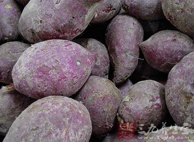 紫薯富含硒及纤维素