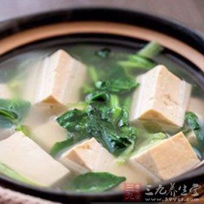 狗肝菜豆腐汤