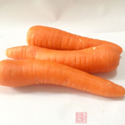 胡萝卜中含有大量的维生素A