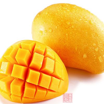 芒果是一种有营养的水果，吃芒果可以起到美容的功效