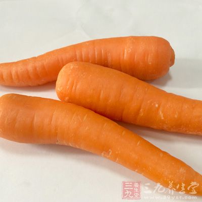胡萝卜让皮肤光滑
