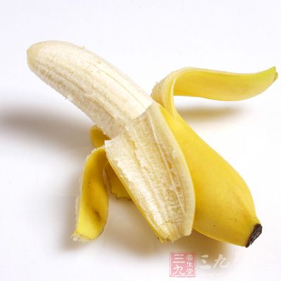 香蕉中钾的含量也很丰富