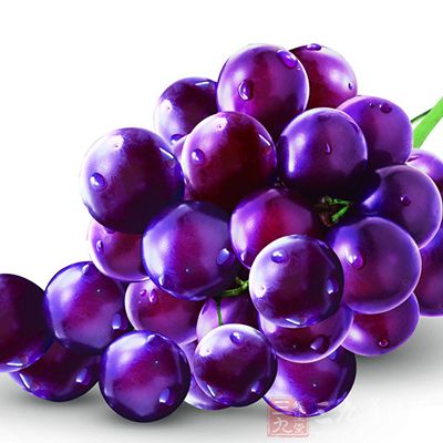 葡萄是含草酸较高的水果