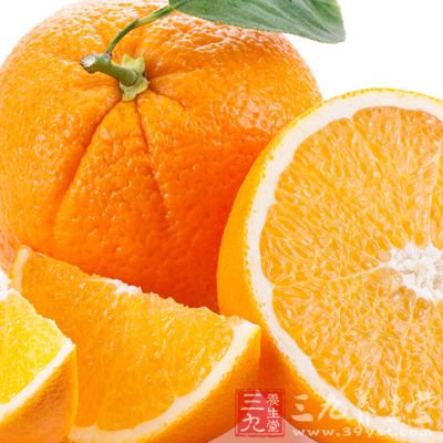 橙含有维生素A、B、C、D及柠檬酸
