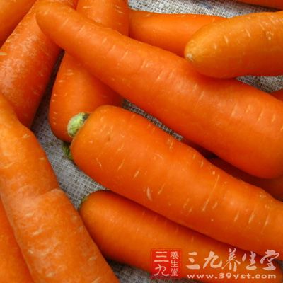 胡萝卜有润泽肌肤的功效