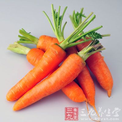 胡萝卜是蔬菜中维生素A第一名