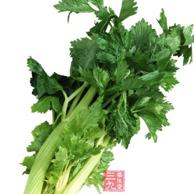芹菜是高纤维食物，它经肠内消化作用产生一种木质素或肠内脂的物质